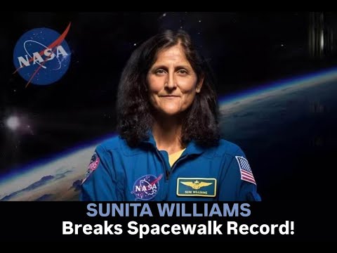 Sunita Williams Breaks Spacewalk Record!