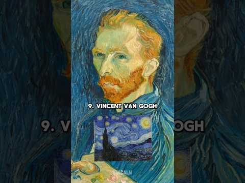 Top 10 Most Famous Painters of All Time 🌟🎨 (+ Their Most Famous Painting) #mostfamouspainters