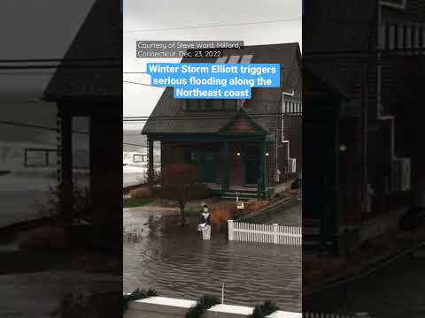 Winter Storm Elliott causes serious flooding along the Northeast coast