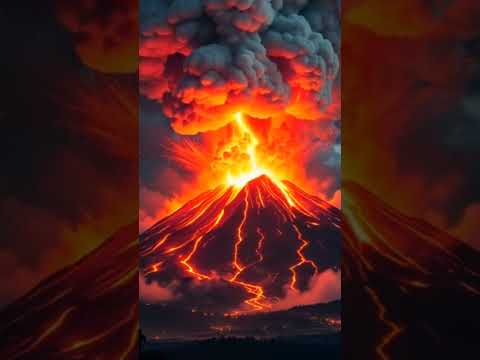 Apocalyptic Volcano Eruption: Fiery Lava Rivers &amp; Hellish Inferno 🌋🔥