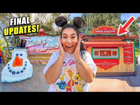 ✨ NEW Disney California Adventure Park UPDATES! | Festival of Holidays 2024, New Food, Merch + MORE!