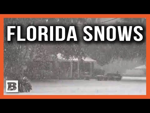 The Sunshine State?! Northwest Florida City Covered in Snow in Wintry Scenes