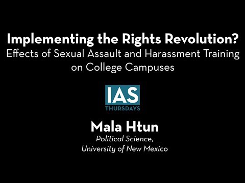 IAS Thursdays: Mala Htun, &quot;Implementing the Rights Revolution?&quot;