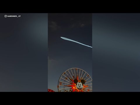 SpaceX rocket launch lights up SoCal sky