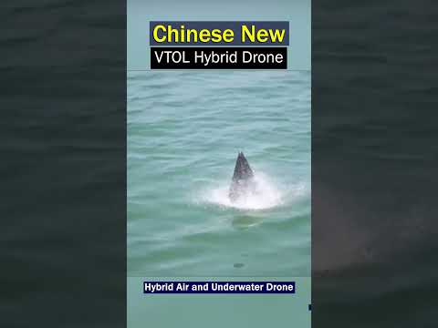 Chinese Hybrid Aerial and Underwater Drone: From Submarine to Sky in Seconds