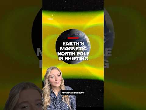 Earth’s magnetic north pole is shifting