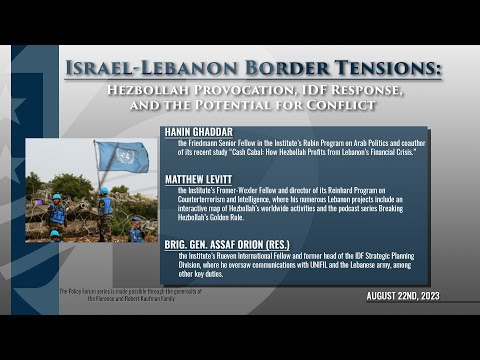 Israel-Lebanon Border Tensions: Hezbollah Provocation, IDF Response, and the Potential for Conflict