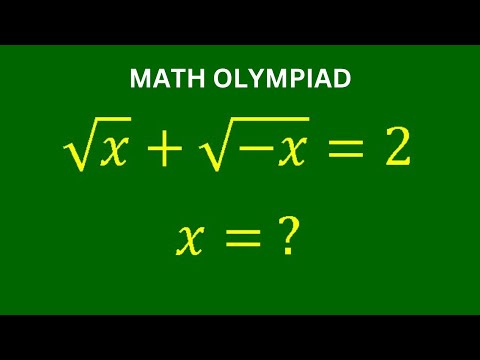 A Very Nice Math Olympiad Problem | Find The Value ofr x? ?| You Need To Know This Trick | Algebra