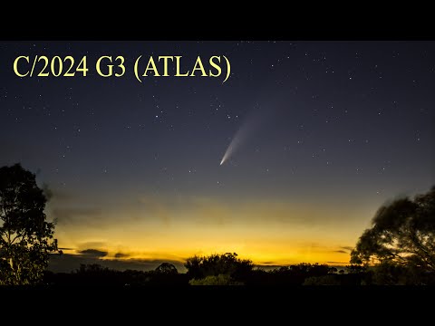 Comet C/2024 G3 (Atlas) Timelapse
