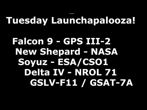 Scrubapalooza - 5 Rocket Launches Scheduled - 4 Already Scrubbed!