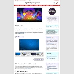 GNU.org: Empowering Users with Free Software
