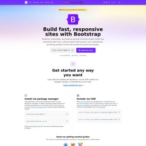 Bootstrap: The Go-to Website for Responsive Web Development