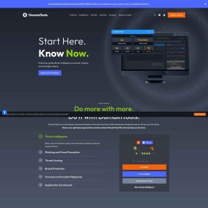 DomainTools: Empowering Users with Advanced Domain Research Tools