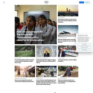 World Economic Forum’s Online Platform Provides Expert Insights and Global Discourse