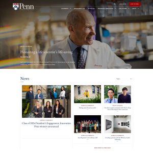 “University of Pennsylvania’s Robust Website Enhances Academic Experience and Competes with Prestigious Institutions”