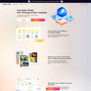 Yandex Disk: An All-in-One Cloud Storage Solution with a Competitive Edge