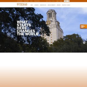 The University of Texas Launches New Website to Enhance Student Experience