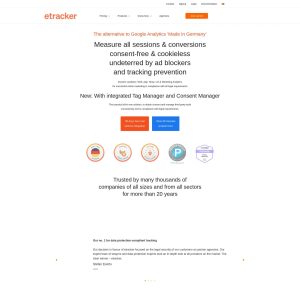 Website Tracking Made Easy with eTracker