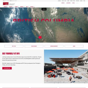 New Online Experience: Discover everything about SFU.ca