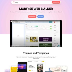 Introducing Mobirise: The User-Friendly Website Builder Revolutionizing Online Design