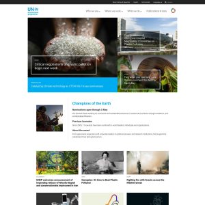 UNEP.org Empowers Global Sustainability Efforts with Innovative Website