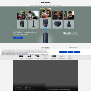 Panasonic Launches New Website, Enhancing User Experience