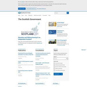 Scotland’s Official Government Website: Empowering Citizens with Information