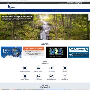 New Jersey Launches New Website to Streamline State Services