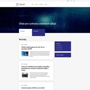 New Website Launched by Czech Republic’s Office for Personal Data Protection