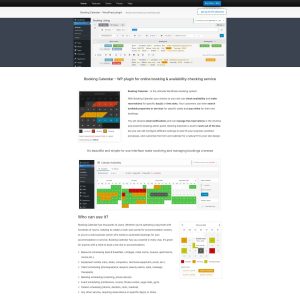 WP Booking Calendar: Streamlining Reservation Management for Businesses