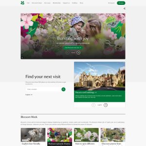 National Trust Website Preserves Heritage and Delights Visitors