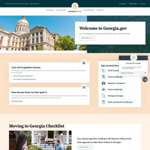 Georgia Launches New Website to Provide Easy Access to Government Services