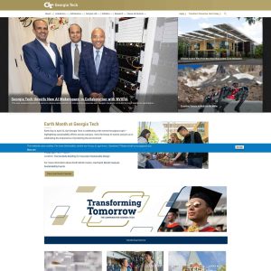 Georgia Tech Launches Cutting-Edge Website to Enhance User Experience