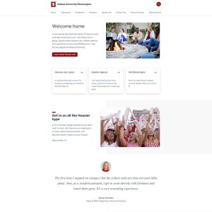 Indiana University’s Official Website: Connecting Communities and Empowering Students