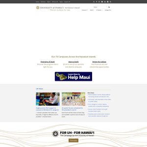University of Hawaii Launches New Website to Enhance User Experience