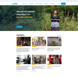 UN Women Website: Empowering Women Globally