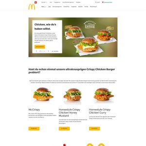 McDonald’s Official Website Offers Convenient Online Ordering and Menu Information