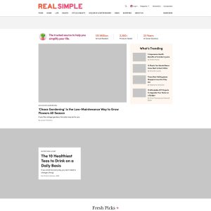 RealSimple.com: A One-Stop Destination for Practical Living