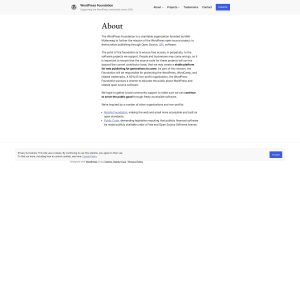 WordPress Foundation: Empowering the Web through Open Source