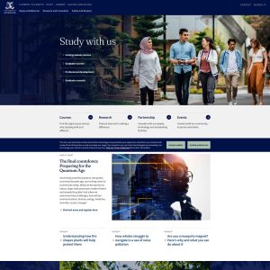 University of Melbourne Website Provides Exceptional Online Experience for Students