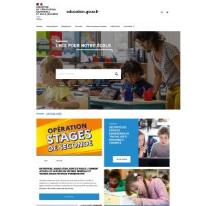 Ministry of Education Launches Comprehensive Website: https://education.gouv.fr