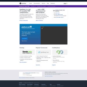 Symfony.com: Empowering Developers with Powerful Tools and Resources