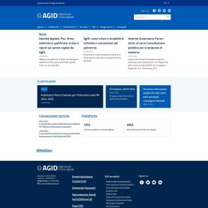 Italian Government Launches New Website AGID.gov.it for Citizens’ Convenience