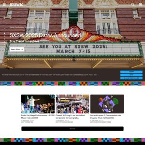 SXSW.com: Your Gateway to the World’s Premier Music, Film, and Tech Festival