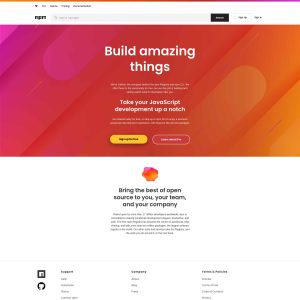 NPMJS.org: Simplifying Package Management for Developers