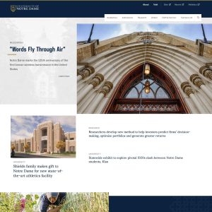 University of Notre Dame Website: A Comprehensive Hub of Education and Information