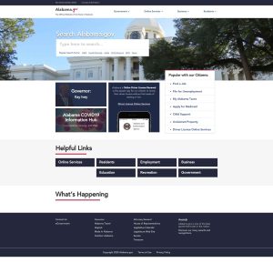 “Alabama.gov: Empowering Citizens and Leading the Way in Online Government Services”