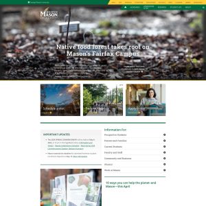 George Mason University’s Website Offers a Modern and User-Friendly Experience