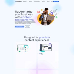 Rock Content Website Empowers Businesses with Dynamic Content Solutions