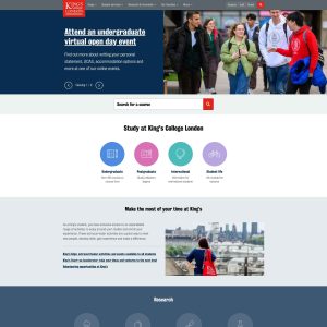 King’s College London Launches User-Friendly Website to Enhance Student Experience